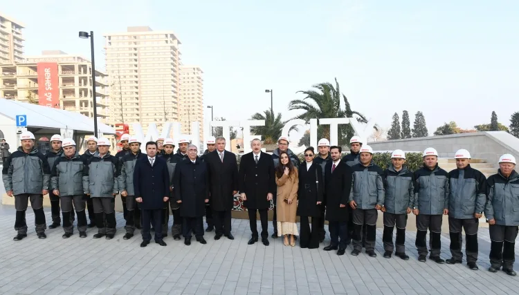 Prezident İlham Əliyev Bakı Ağ Şəhərdə olub - -FOTOLAR