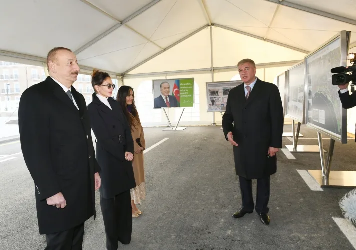 Prezident İlham Əliyev Bakı Ağ Şəhərdə olub - -FOTOLAR