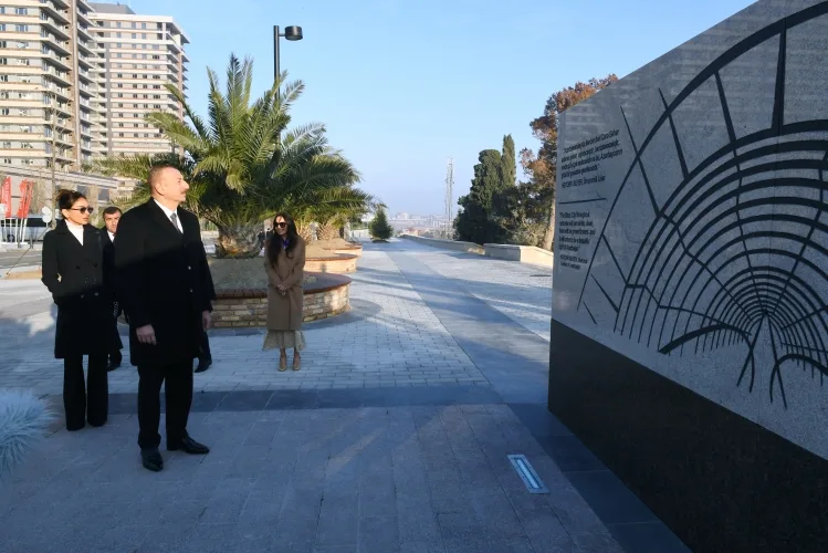 Prezident İlham Əliyev Bakı Ağ Şəhərdə olub - -FOTOLAR