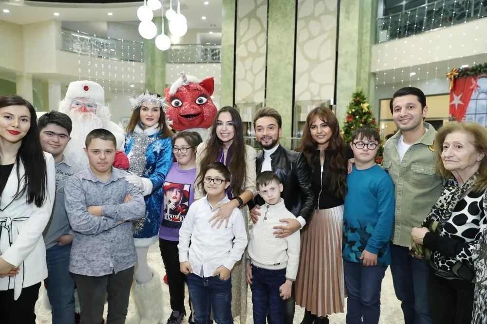 Leyla Əliyeva daun sindromlu uşaqlar üçün təşkil olunan şənlikdə - -FOTOLAR