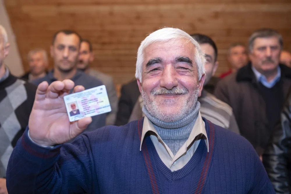 Kənd Təsərrüfatı naziri İnam Kərimov Xaçmazda vətəndaşları qəbul etdi - FOTOLAR
