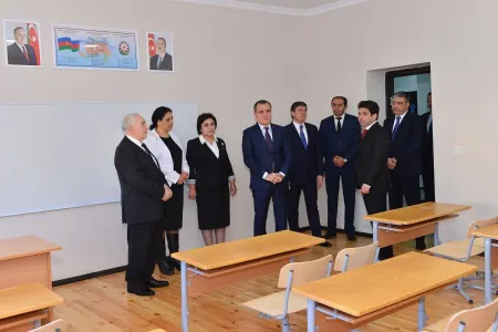 Nazir Vəndam qəsəbəsində yeni məktəbin - AÇILIŞINDA - FOTOLAR