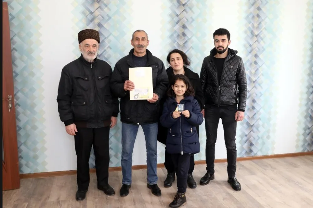 Şəhid ailələrinə və əlillərə daha 36 mənzil - VERİLDİ - FOTO