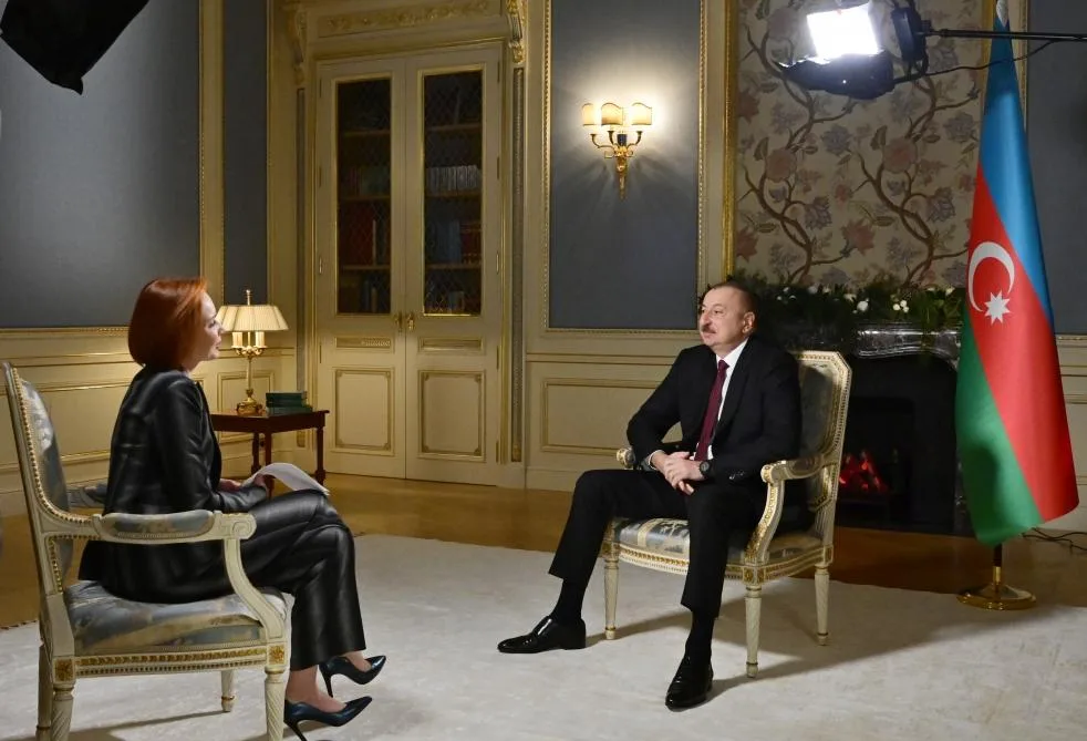 Prezident İlham Əliyev “Rossiya-24” televiziya kanalına müsahibə verdi- - FOTO