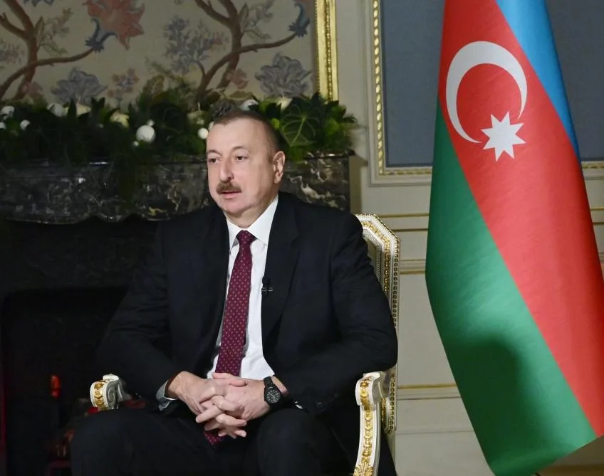 Prezident İlham Əliyev “Rossiya-24” televiziya kanalına müsahibə verdi- - FOTO