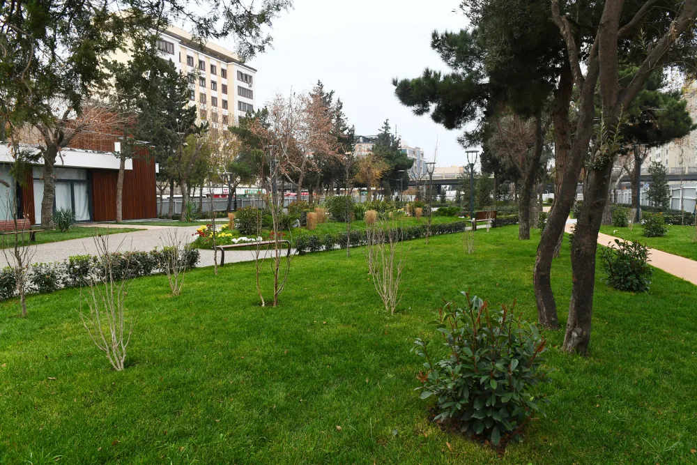 İlham Əliyev parkda aparılan yenidənqurma işləri ilə - TANIŞ OLDU