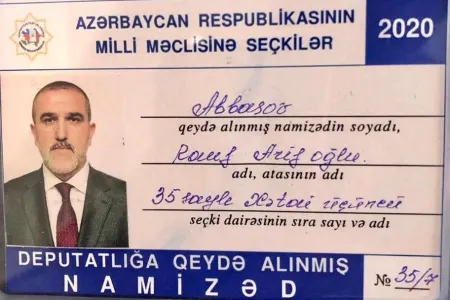 Rauf Arifoğlunun deputatlığa namizədliyi qeydə alındı - FOTO