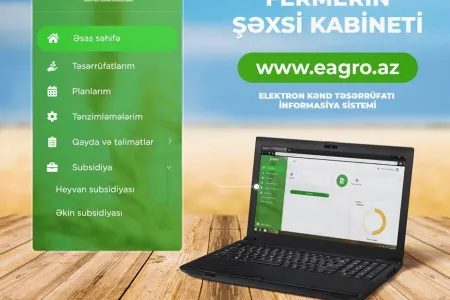 Fermerlər subsidiyanı elektron kabinetlərindəki kalkulyatorla hesablaya biləcək