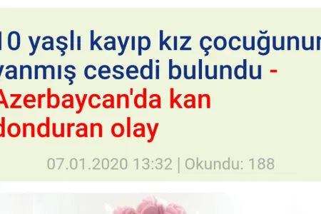 Nərminin vəhşicəsinə öldürülməsi Türkiyə mediasında - -FOTOLAR