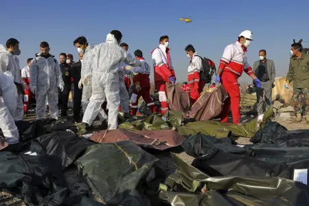 Ukrayna təyyarəsi Tehranda - RUSİYA RAKETİ İLƏ VURULUB? - FOTO