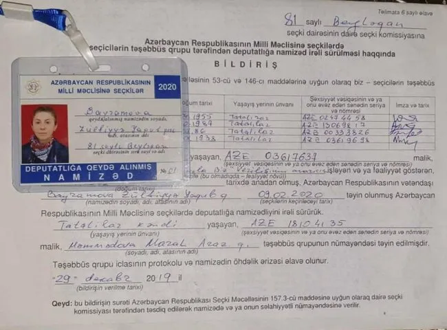 Zülfiyyə də - DEPUTAT OLMAQ İSTƏYİR - FOTO