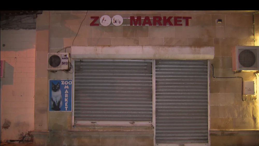 Zoomarket sahibini bıçaqlayıb, 14 min - PUL OĞURLADILAR - FOTO - VİDEO