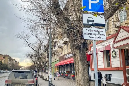 Bakıda ödənişsiz parklanma - YERLƏRİ OLACAQ - FOTO