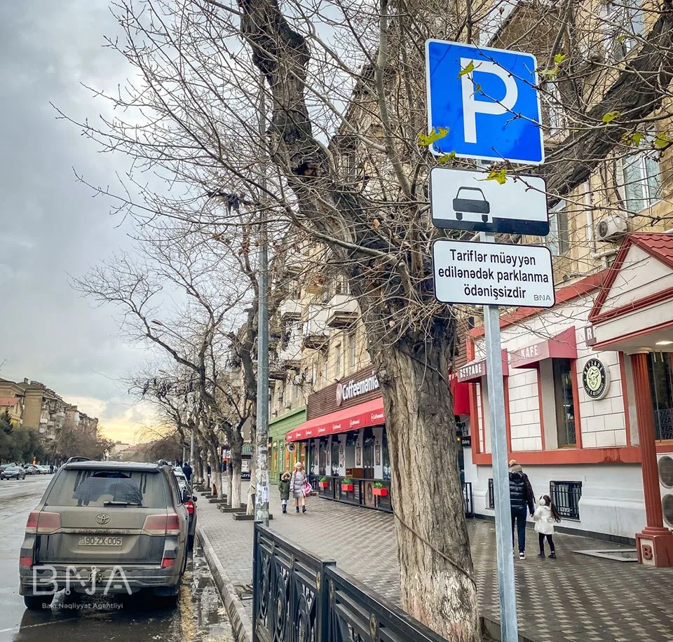 Bakıda ödənişsiz parklanma - YERLƏRİ OLACAQ - FOTO