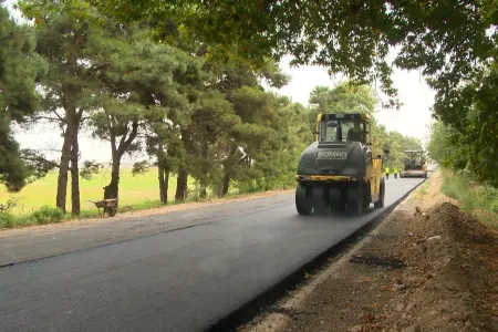 Şəmkirdə 3 istiqamət üzrə yol - YENİDƏN QURULUB