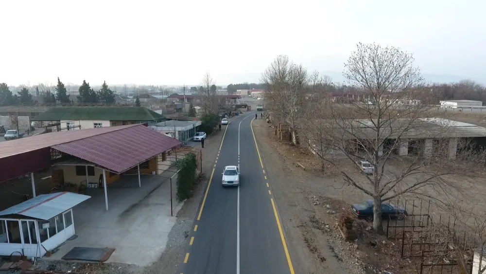 Şəmkirdə 3 istiqamət üzrə yol - YENİDƏN QURULUB