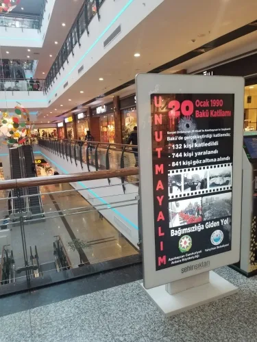 Türkiyədə reklam lövhələrində 20 Yanvar faciəsi