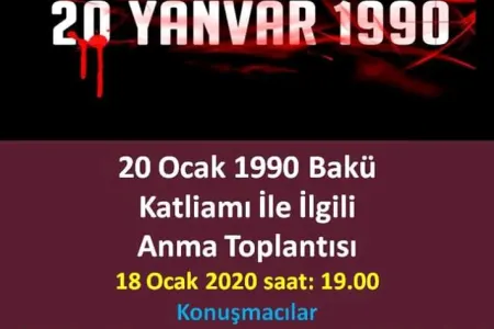 Çağdaş Azərbaycan Kültür Dərnəyi 20 Yanvar faciəsininin ildönümünü yad edəcək