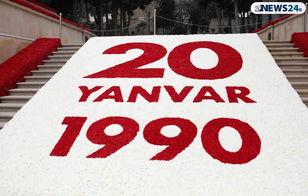 Azərbaycan 20 Yanvar şəhidlərini anır - FOTO - VİDEO