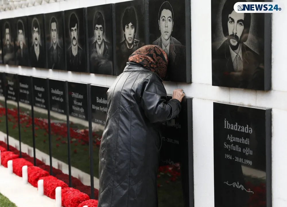 Azərbaycan 20 Yanvar şəhidlərini anır - FOTO - VİDEO