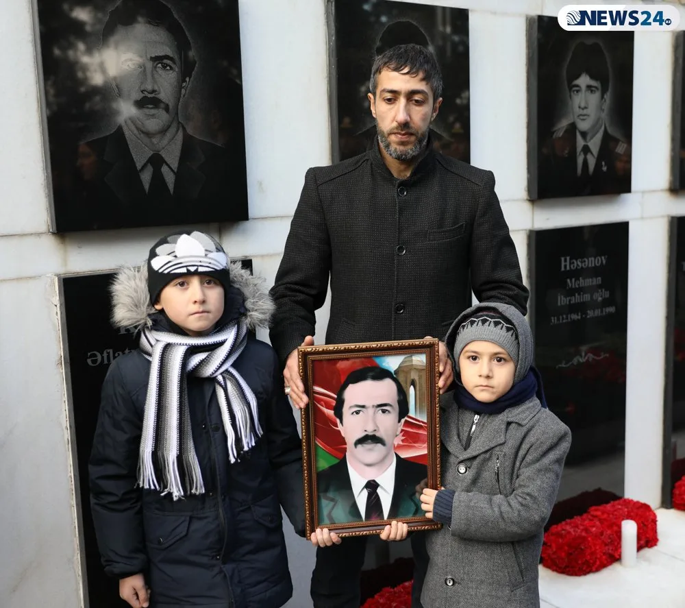 Azərbaycan 20 Yanvar şəhidlərini anır - FOTO - VİDEO