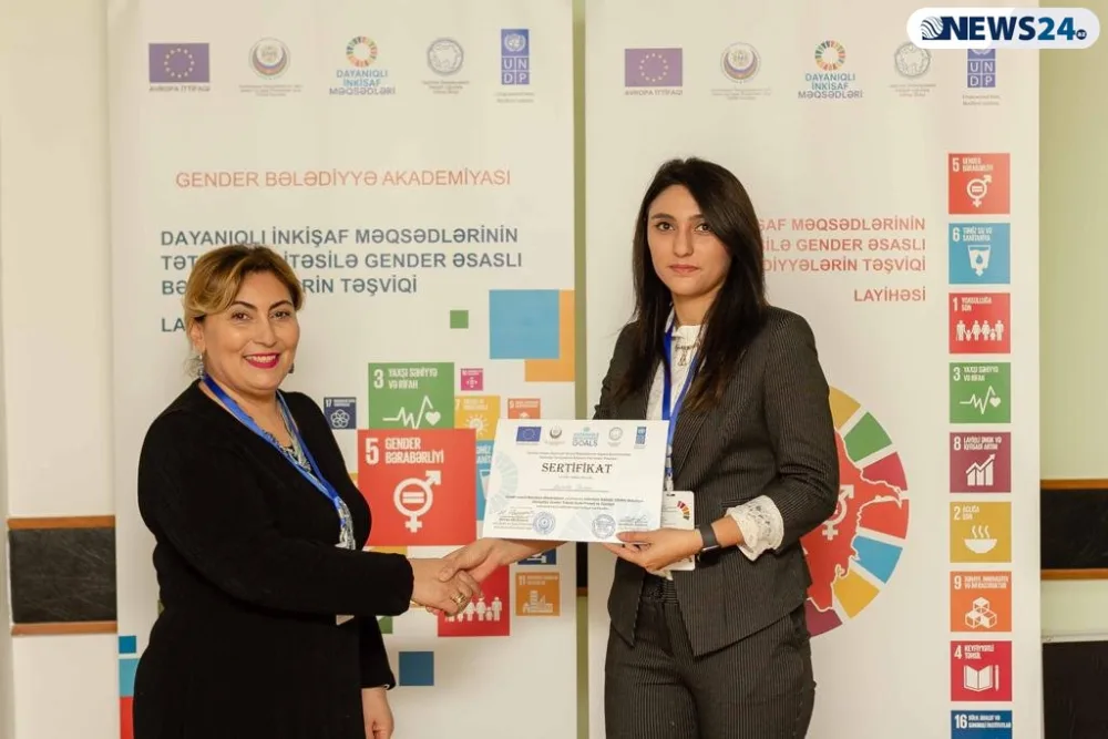 Nardaranda bir ilk: - QADIN BƏLƏDİYYƏ SƏDRİ OLDU - FOTO