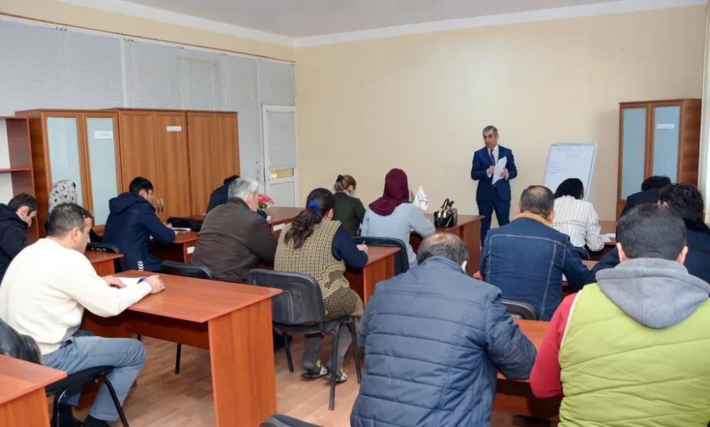 Özünüməşğulluq proqramı üzrə təlimlər başladı - FOTO
