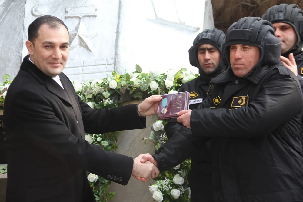 Cəbhədə Həzi Aslanovun xatirəsi - YAD EDİLDİ - FOTO - VİDEO
