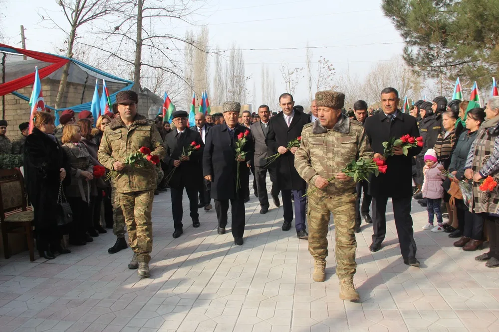 Cəbhədə Həzi Aslanovun xatirəsi - YAD EDİLDİ - FOTO - VİDEO