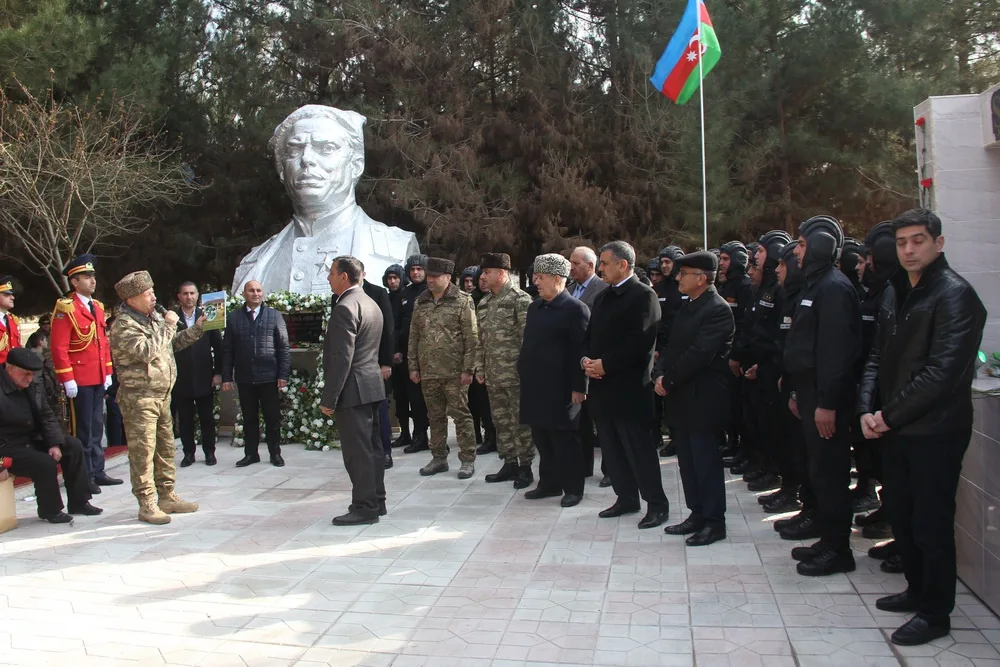Cəbhədə Həzi Aslanovun xatirəsi - YAD EDİLDİ - FOTO - VİDEO