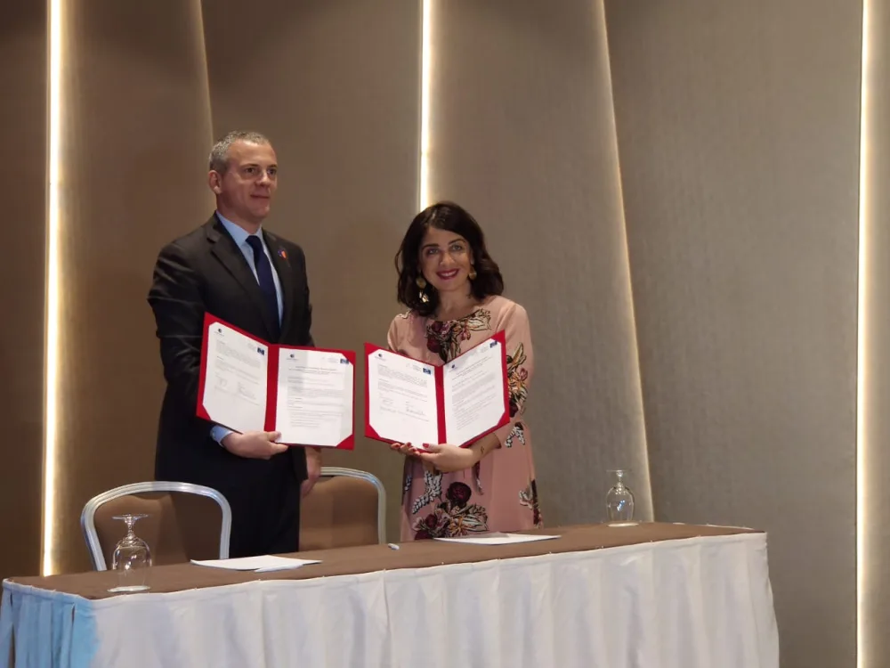 Qafqaz şərab marşrutu ilə bağlı - MEMORANDUM İMZALANDI - FOTO