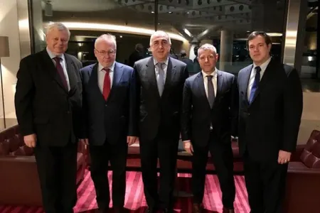 Elmar Məmmədyarov növbəti dəfə ATƏT-in Minsk Qrupunun həmsədrləri ilə görüşdü
