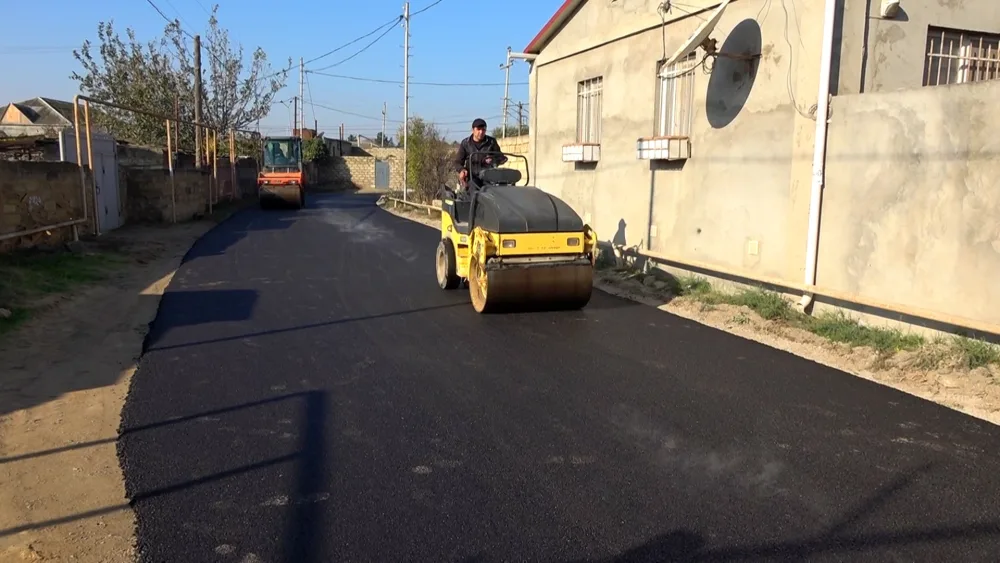 Ötən il Sabunçuda 135 küçə və yol - ASFALTLANIB - FOTOLAR