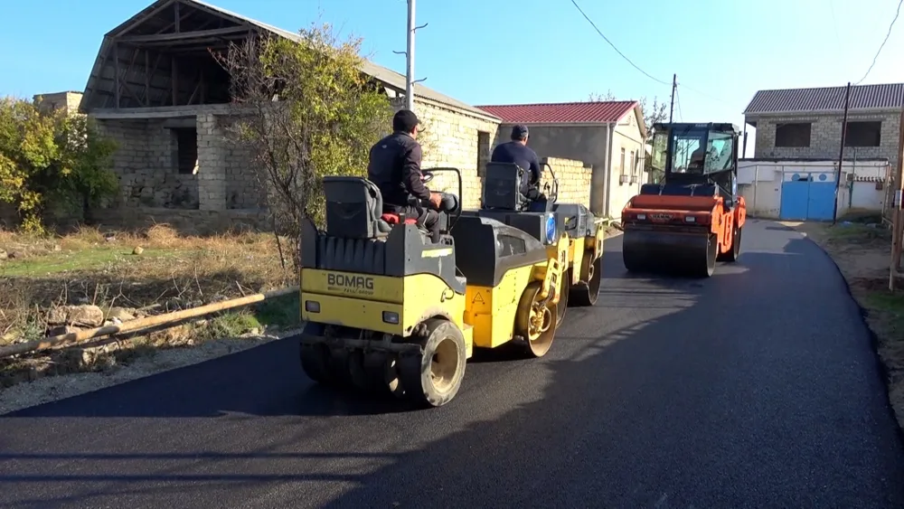 Ötən il Sabunçuda 135 küçə və yol - ASFALTLANIB - FOTOLAR