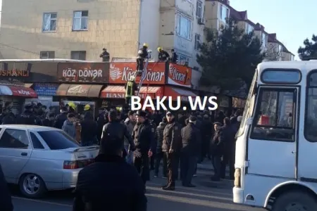 Dönərxanada yanğın başlayıb