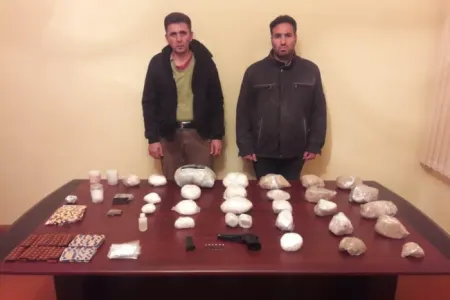 Sərhəddə 6 nəfərdən 50 kiloqram narkotik götürüldü - DSX-dan ƏMƏLİYYAT - FOTO