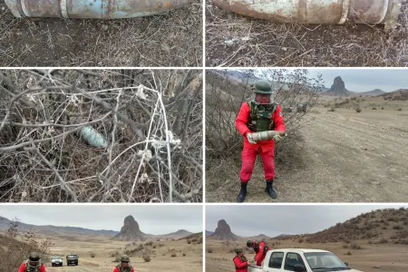 Qazaxda top mərmisi tapılıb - FOTO