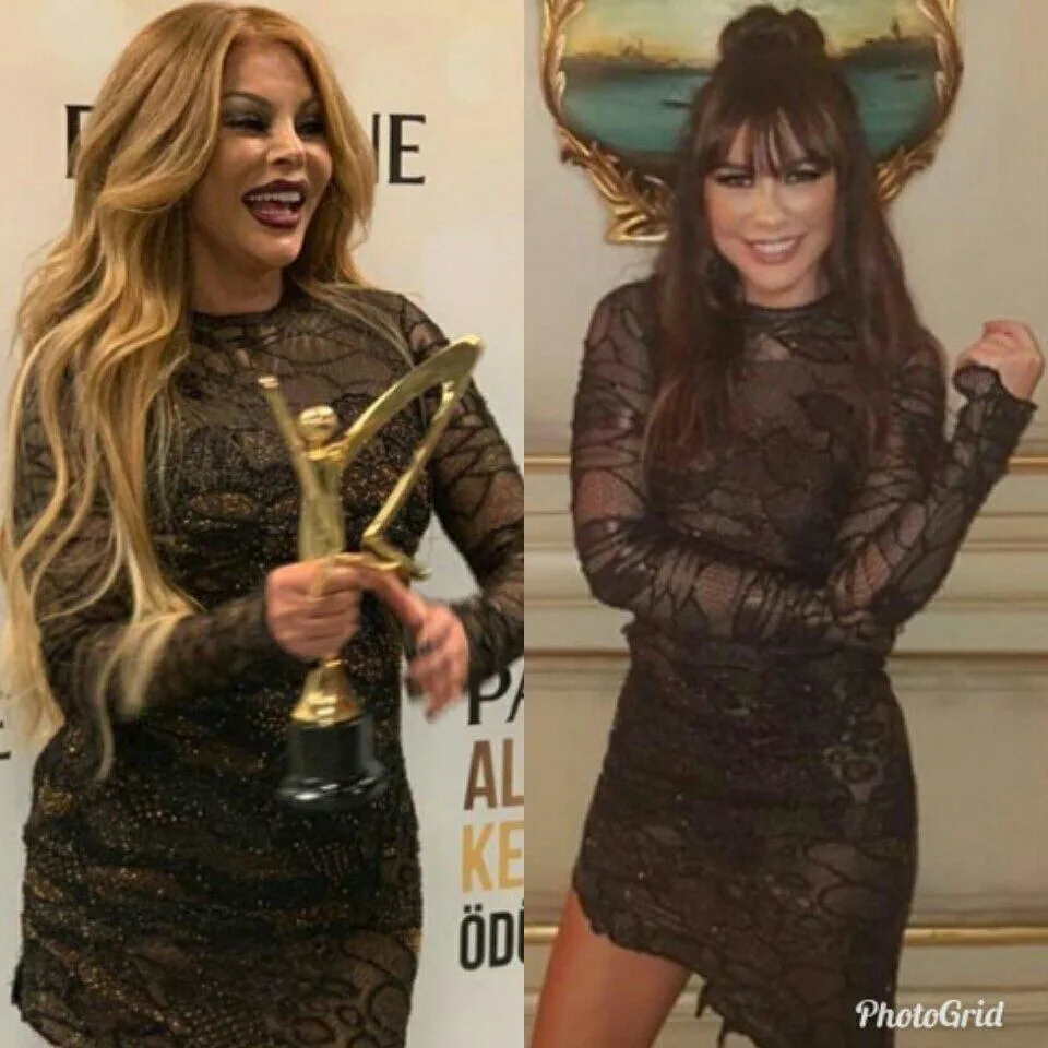 Selen bu dəfə Aygün Kazımovanın paltarından geyindi - FOTOLAR