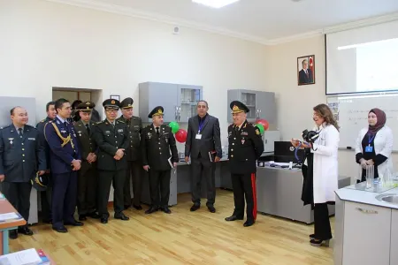 Nazirlik xarici attaşeləri Hərbi Liseyə - APARDI - FOTOLAR
