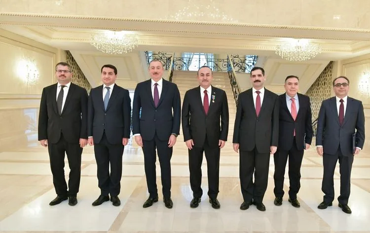 Prezident İlham Əliyev Mövlud Çavuşoğlunu - QƏBUL ETDİ - FOTOLAR