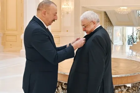 İlham Əliyevdən Mixail Qusmana: - “Yazılır: doğulduğu şəhər Bakı, Azərbaycan” - FOTOLAR