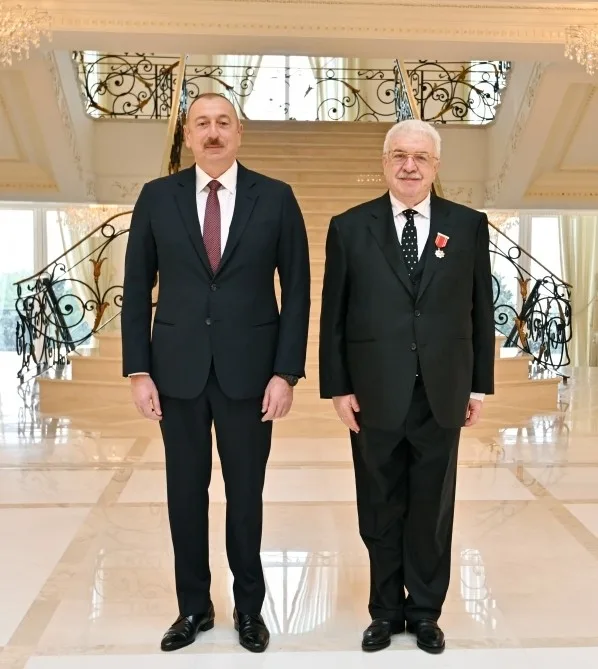 İlham Əliyevdən Mixail Qusmana: - “Yazılır: doğulduğu şəhər Bakı, Azərbaycan” - FOTOLAR