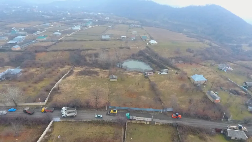Qəbələdə 28 kilometrlik avtomobil yolu - YENİDƏN QURULUR - FOTO