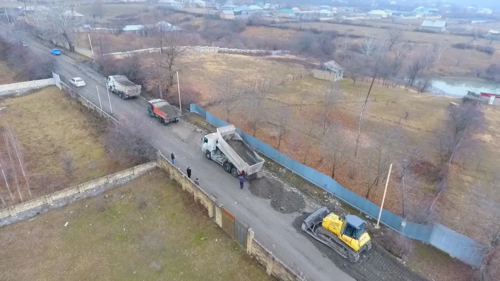 Qəbələdə 28 kilometrlik avtomobil yolu - YENİDƏN QURULUR - FOTO