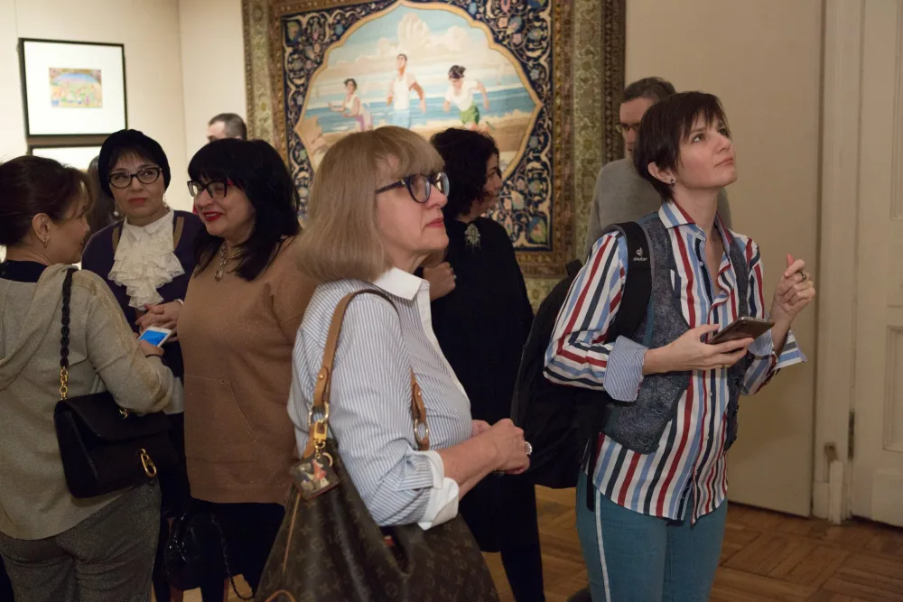 Moskvada “Sovet Azərbaycanının sədası. Xalça. Tikmə. Plakat” sərgisi - AÇILDI - FOTOLAR