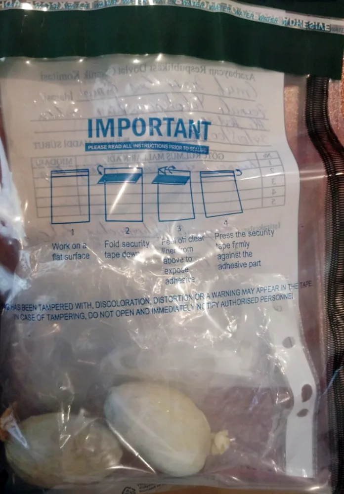 Çamadanın tutacağında heroin - KEÇİRMƏK İSTƏDİ - FOTO