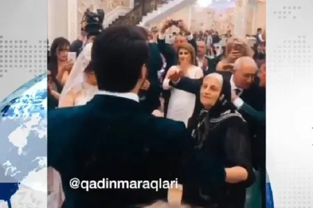 Aynişan toyunda nənəsi ilə belə rəqs etdi - -VİDEO