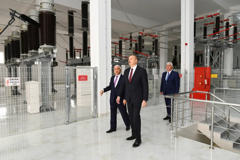 Prezident İlham Əliyev "Azərenerji" ASC-nin "Dübəndi" yarımstansiyanın - AÇILIŞINDA İŞTİRAK EDİB - FOTO - YENİLƏNDİ 2