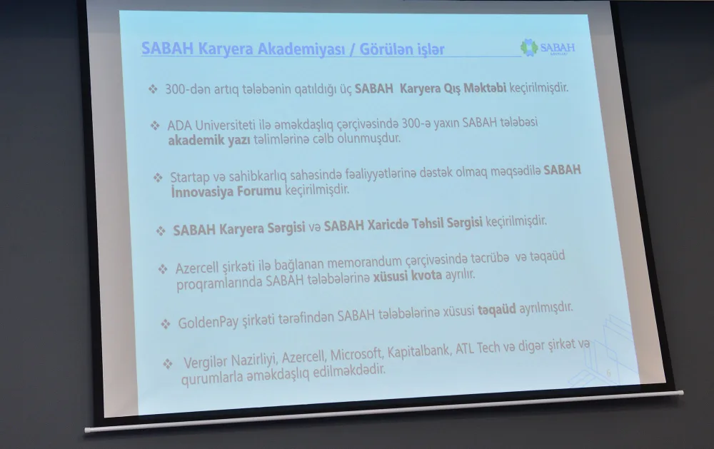 Qış Məktəbi layihəsinin iştirakçıları ilə görüş - FOTO