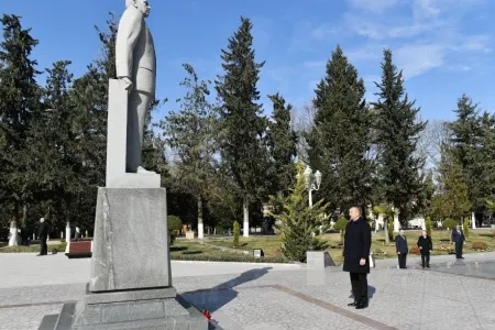 İlham Əliyev Kürdəmirə - SƏFƏRƏ GETDİ